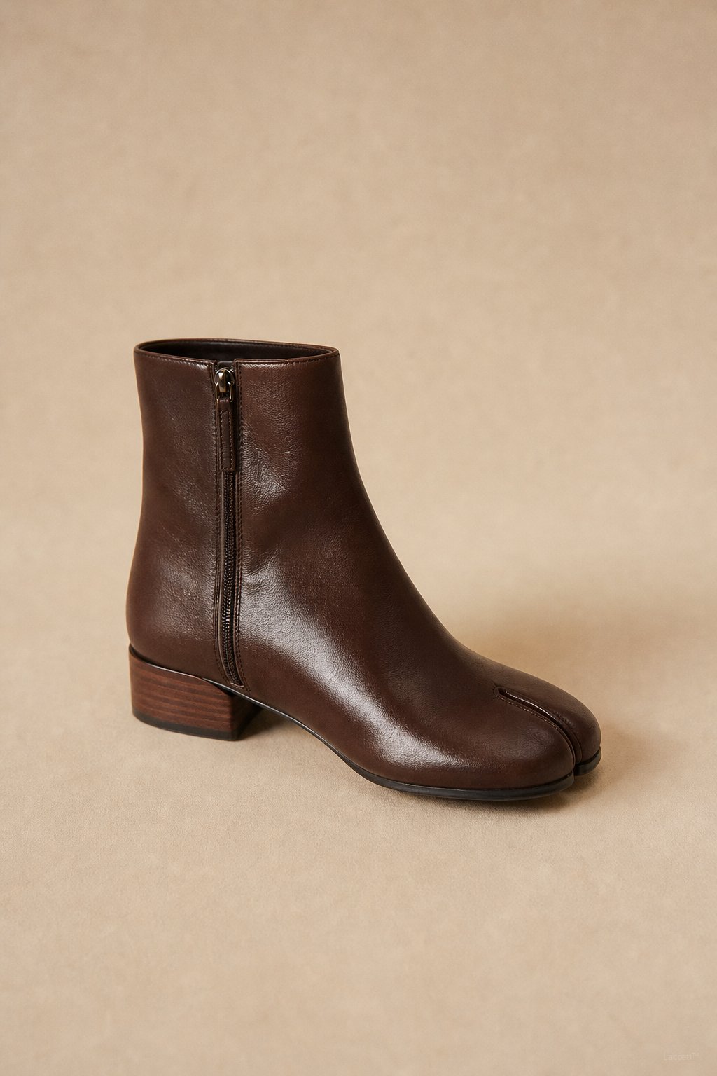 Deauville Chunky Heel Boot — Brown, banana_republic product shot