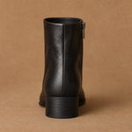 Deauville Chunky Heel Boot — Black, banana_republic product shot