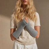 Hässleholm Cashmere Gloves — Gray, banana_republic product shot