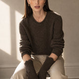 Hässleholm Cashmere Gloves — Coffee, banana_republic product shot