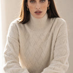 Honorine Cashmere Knit Sweater — Beige, banana_republic product shot