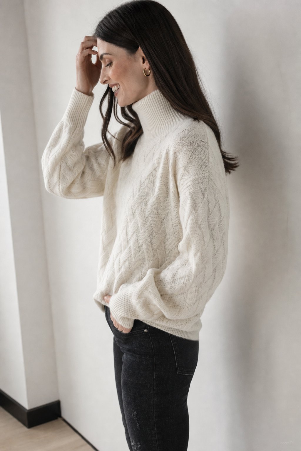 Honorine Cashmere Knit Sweater — Beige, banana_republic product shot