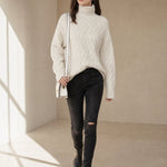 Honorine Cashmere Knit Sweater — Beige, banana_republic product shot