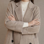 Joséphine Double-Breasted Coat — Camel, banana_republic product shot