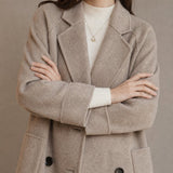 Joséphine Double-Breasted Coat — Camel, banana_republic product shot