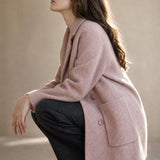 Joséphine Double-Breasted Coat — Pink, banana_republic product shot