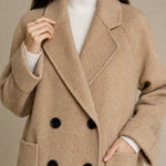 Joséphine Double-Breasted Coat — Khaki, banana_republic product shot