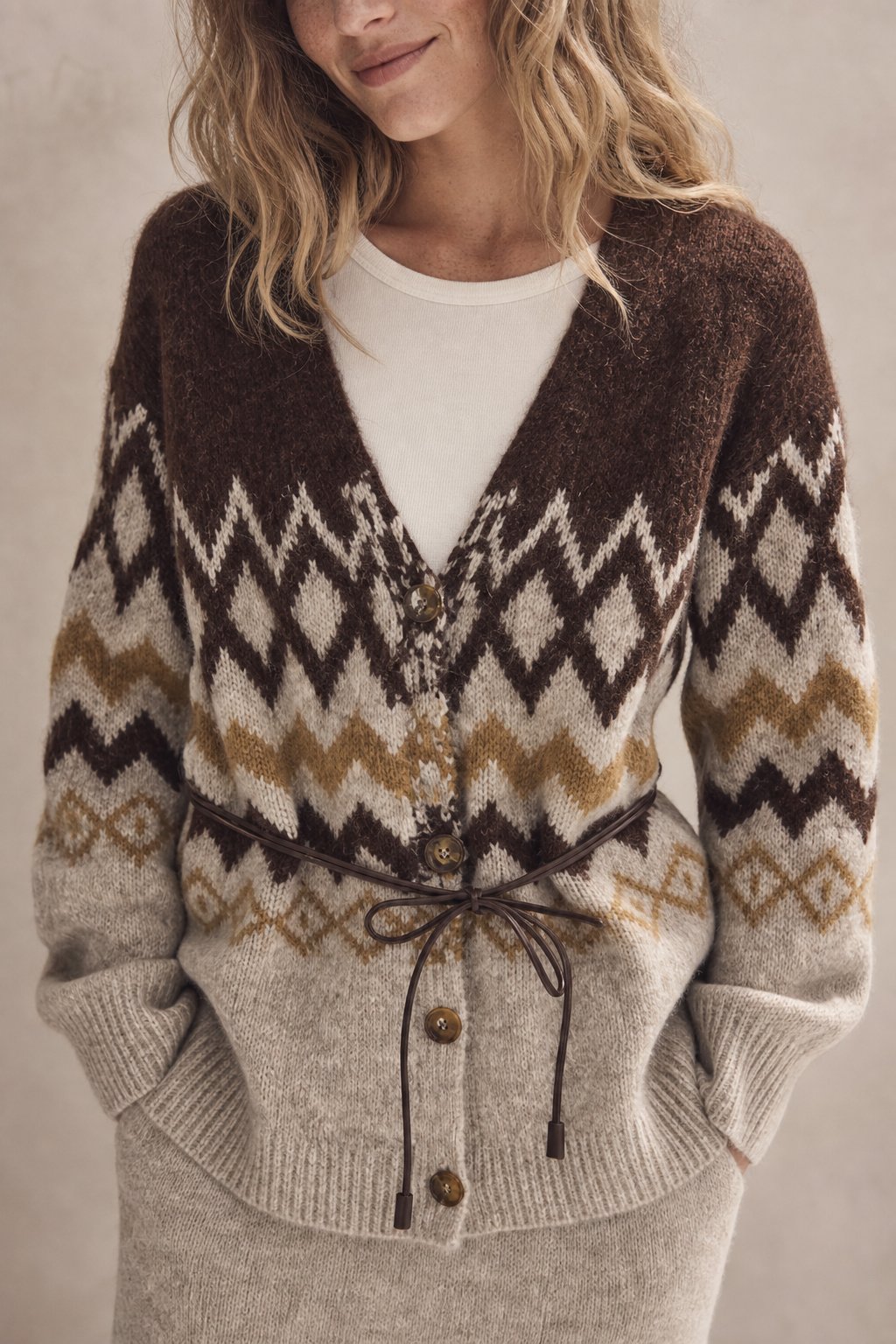 Élodie Jacquard Knit Set — Full Set, banana_republic product shot