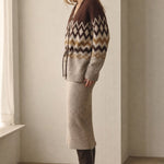 Élodie Jacquard Knit Set — Full Set, banana_republic product shot