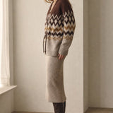 Élodie Jacquard Knit Set — Full Set, banana_republic product shot