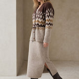 Élodie Jacquard Knit Set — Full Set, banana_republic product shot