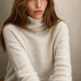 Élodie Stacked-Collar Sweater — Beige, banana_republic product shot