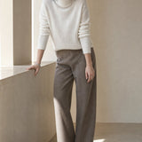 Élodie Stacked-Collar Sweater — White, banana_republic product shot