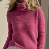 Élodie Stacked-Collar Sweater — Wine Red, banana_republic product shot
