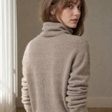 Élodie Stacked-Collar Sweater — Khaki, banana_republic product shot