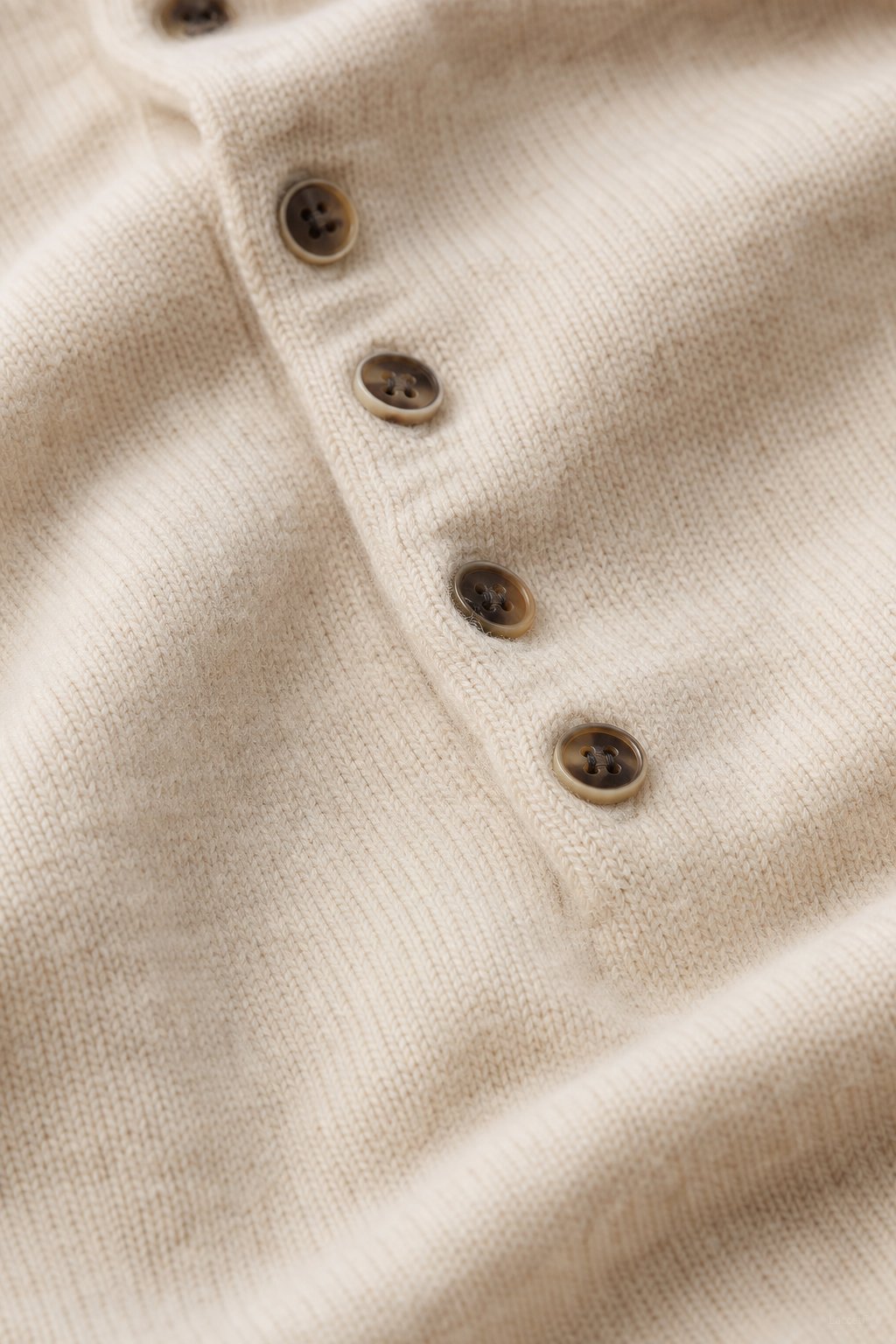Louison Half-Button Pullover Sweater — Cream, banana_republic product shot