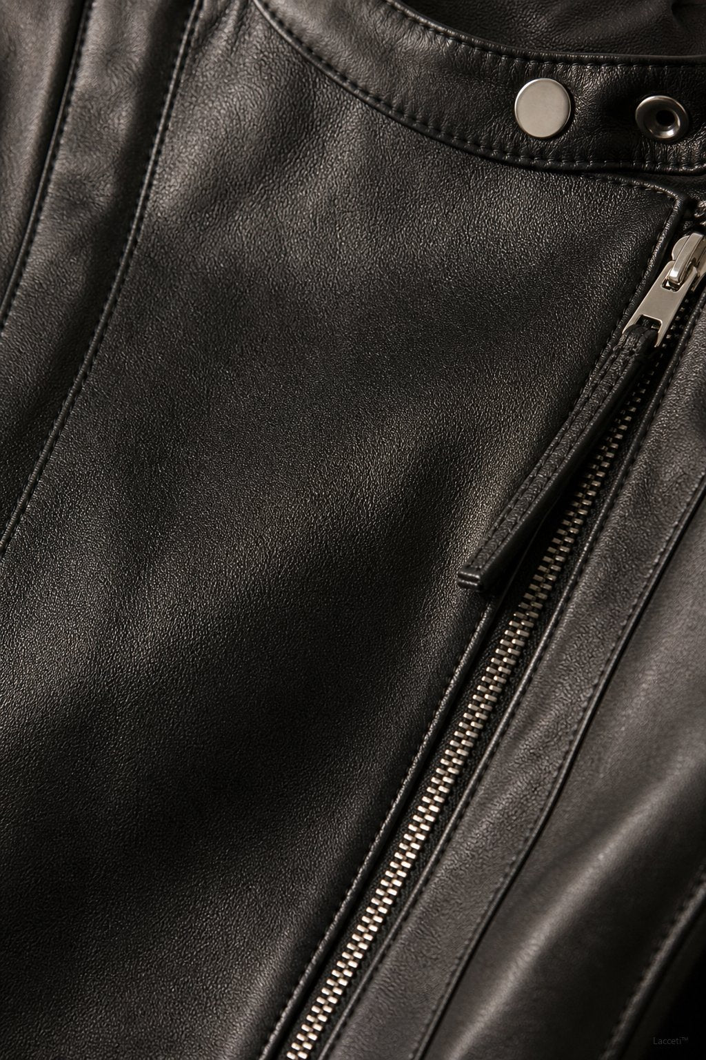 Margaux Italian Leather Jacket — Black, banana_republic product shot