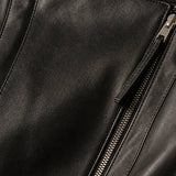 Margaux Italian Leather Jacket — Black, banana_republic product shot