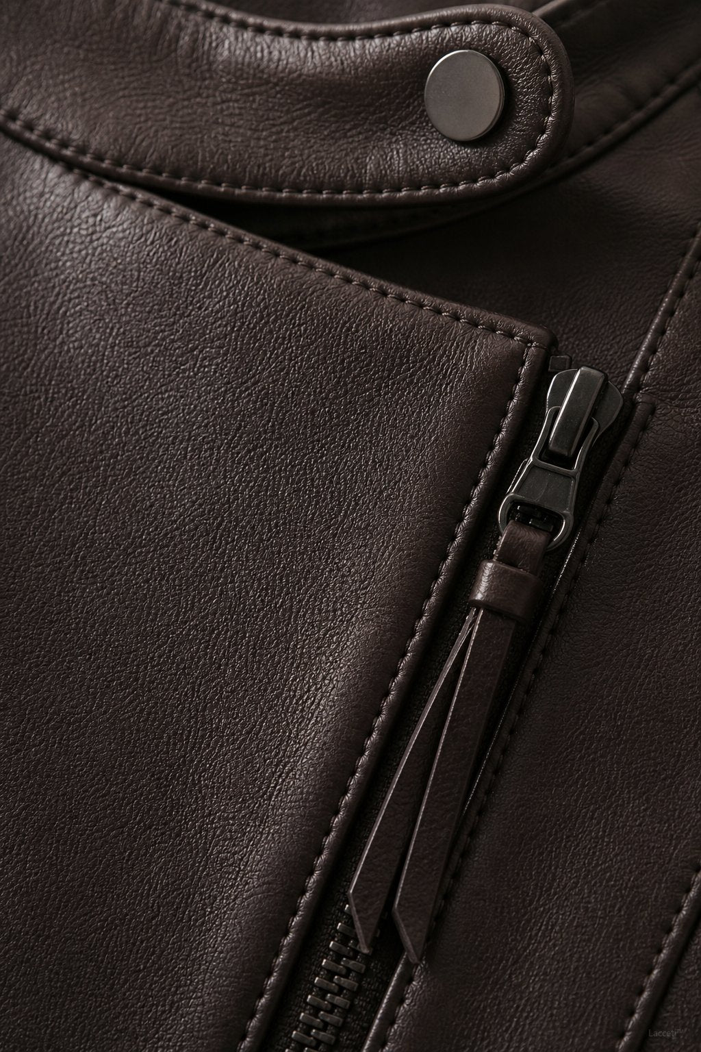 Margaux Italian Leather Jacket — Dark Brown, banana_republic product shot