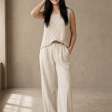 Mary Classic Wool Knit Vest — Beige, banana_republic product shot