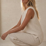 Mary Classic Wool Knit Vest — White, banana_republic product shot