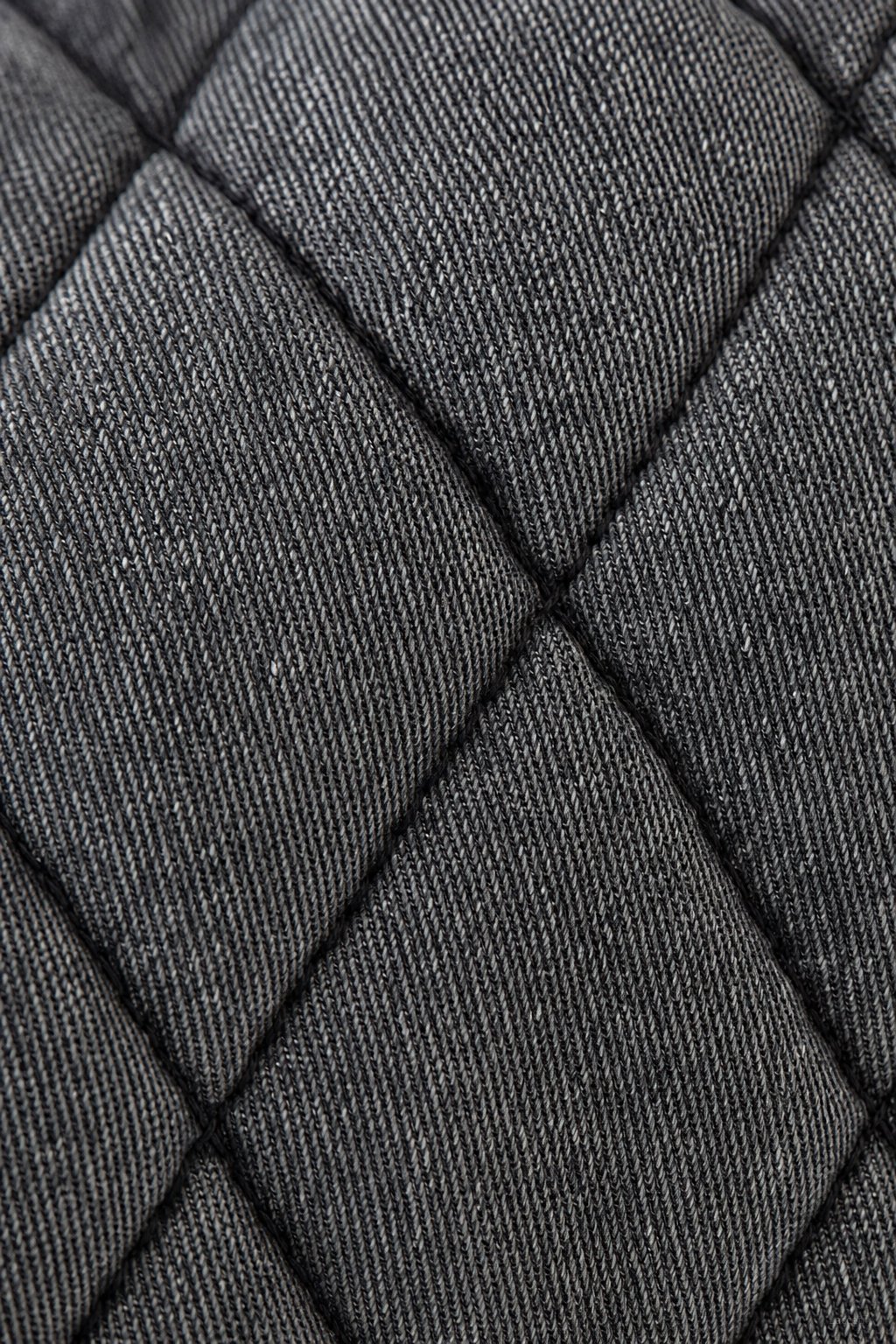 Maud Quilted Denim Jacket — Gray, banana_republic product shot