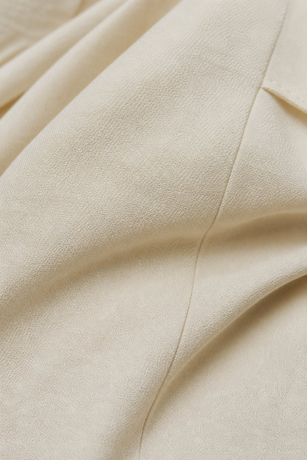 Noémie Tie Neck Blouse — Beige, banana_republic product shot