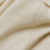 Noémie Tie Neck Blouse — Beige, banana_republic product shot