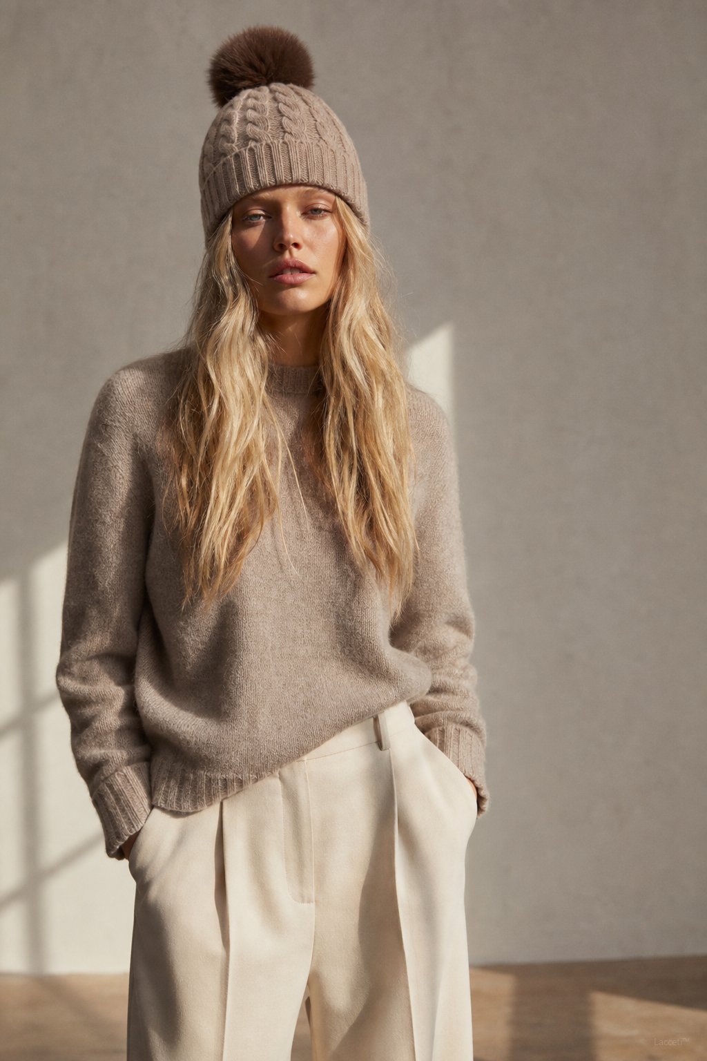 Nordisk Värme Cashmere Beanie — Camel, banana_republic product shot