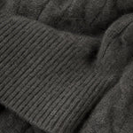Ondine V-Neck Cashmere Pullover — Grey, banana_republic product shot