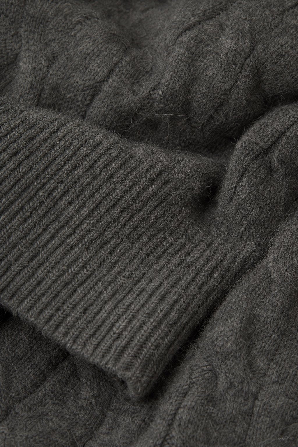 Ondine V-Neck Cashmere Pullover — Grey, banana_republic product shot