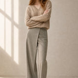 Ondine V-Neck Cashmere Pullover — Camel, banana_republic product shot