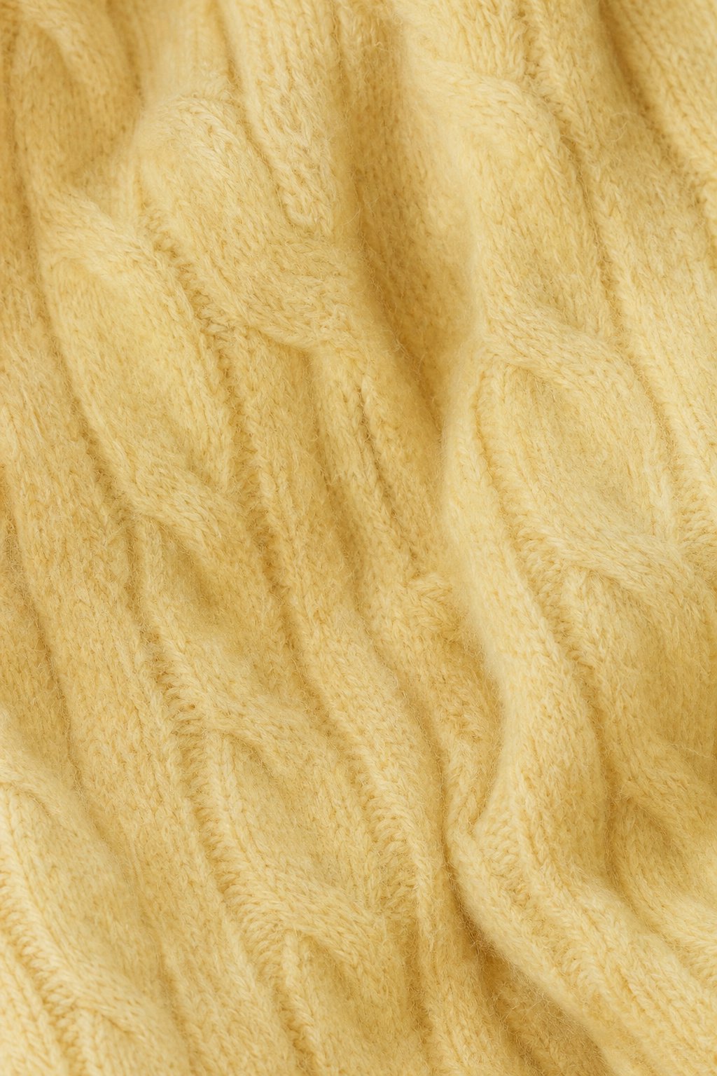 Ondine V-Neck Cashmere Pullover — Yellow, banana_republic product shot