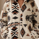 Romane Fleece Jacket — Beige, banana_republic product shot