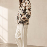 Romane Fleece Jacket — Beige, banana_republic product shot