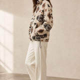 Romane Fleece Jacket — Beige, banana_republic product shot