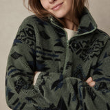 Romane Fleece Jacket — Forest Green, banana_republic product shot