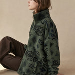 Romane Fleece Jacket — Forest Green, banana_republic product shot