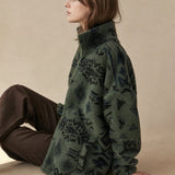 Romane Fleece Jacket — Forest Green, banana_republic product shot