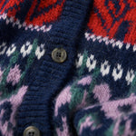 Sidonie Floral Embroidered Cardigan — Navy, banana_republic product shot