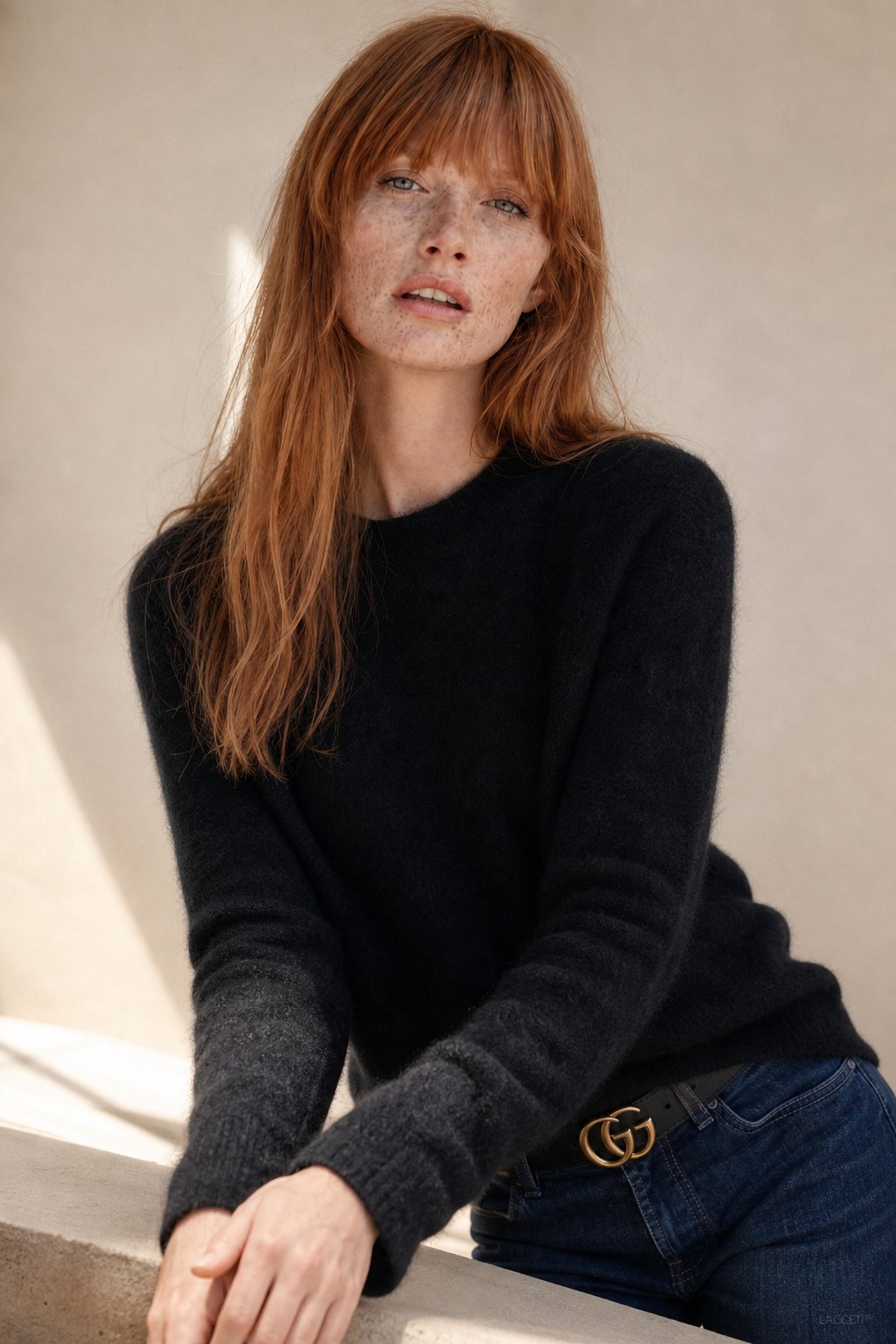 Siena Soft 100% Merino Wool Sweater, studio product shot