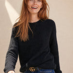 Siena Soft 100% Merino Wool Sweater, studio product shot