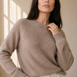 Siena Soft 100% Merino Wool Sweater, studio product shot