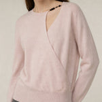Solène Cashmere O-Neck Pullover — Pink, banana_republic product shot