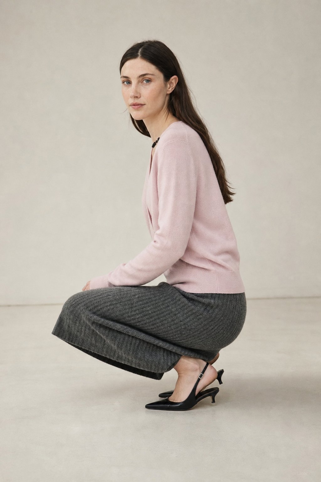 Solène Cashmere O-Neck Pullover — Pink, banana_republic product shot
