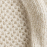 Solène Waffle-Knit Cardigan — Beige, banana_republic product shot