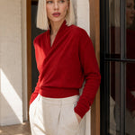 Svalbard Luxe Cashmere Sweater, studio product shot