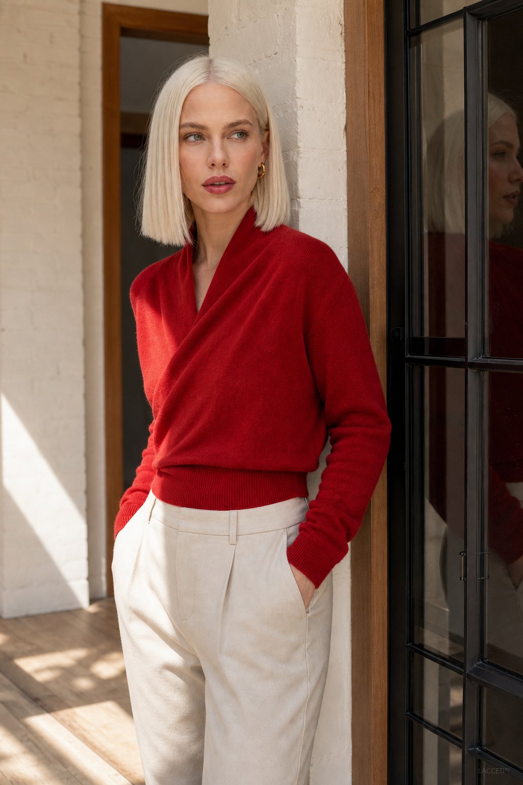 Svalbard Luxe Cashmere Sweater, studio product shot