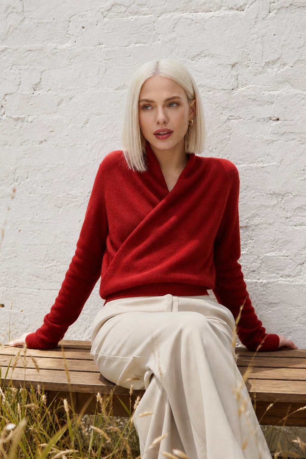 Svalbard Luxe Cashmere Sweater, studio product shot
