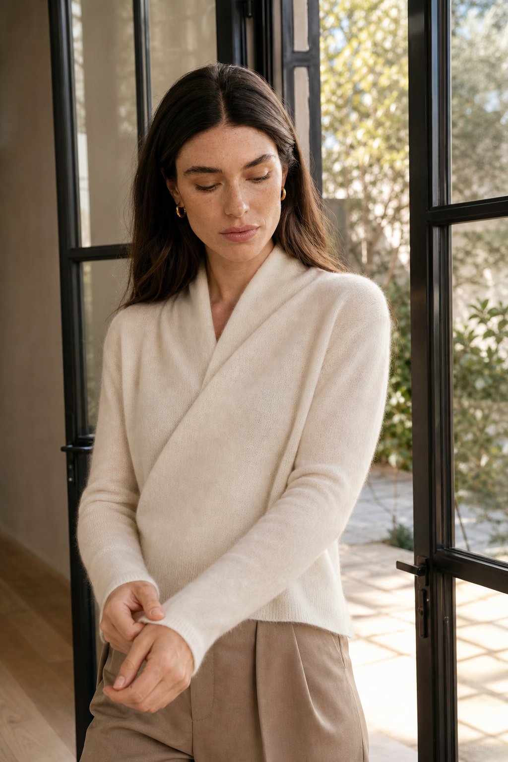 Svalbard Luxe Cashmere Sweater, studio product shot